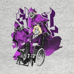 Funny Ghost Purple T-Shirt